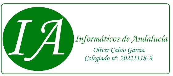 Oliver Calvo García numero de colegiado 20221118-A en el Colegio Profesional de Ingenieros Técnicos en Informática de Andalucía